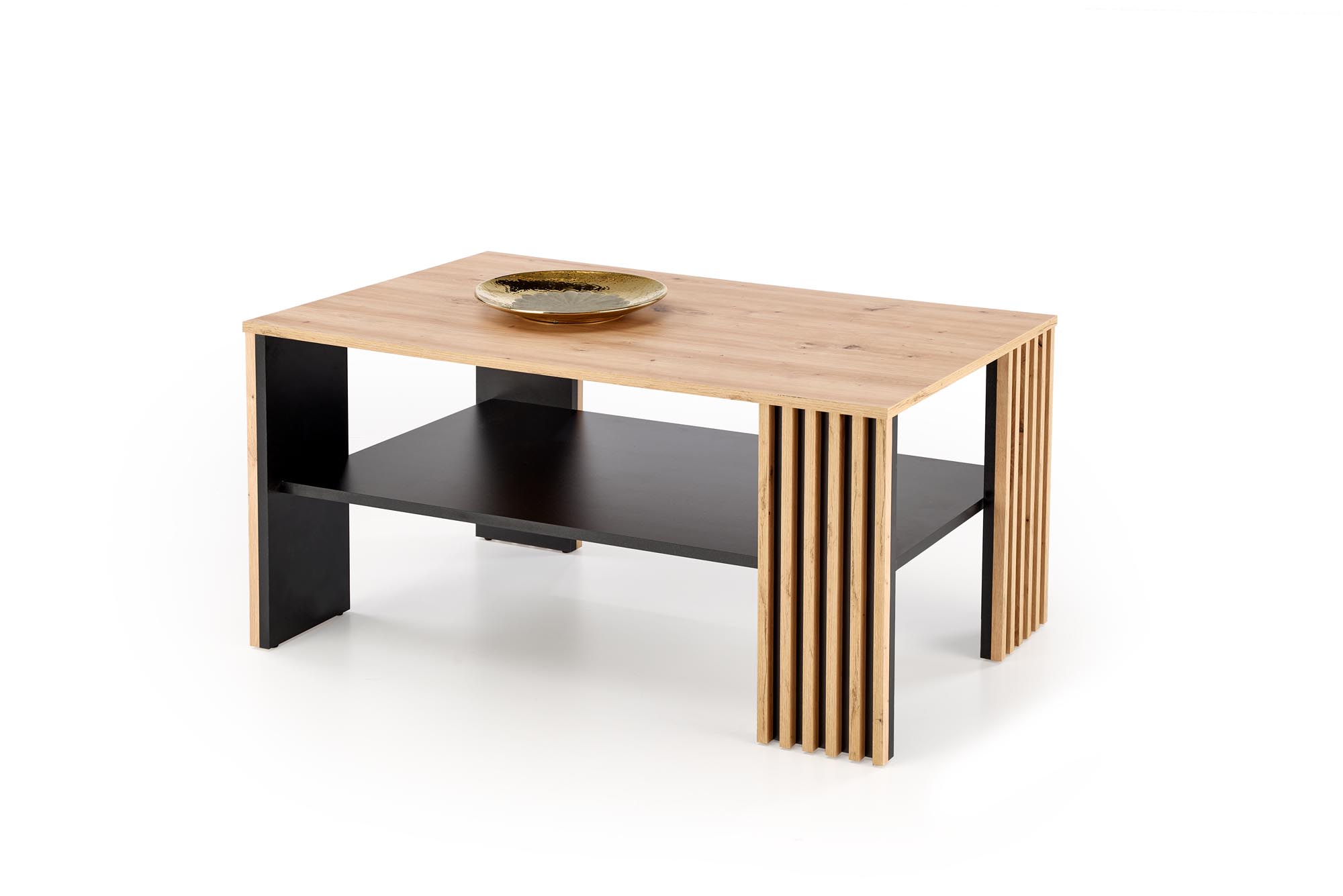FEMINA c.table, artisan oak / black
