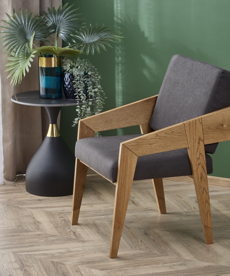 FREEDOM chair, natural oak / grey