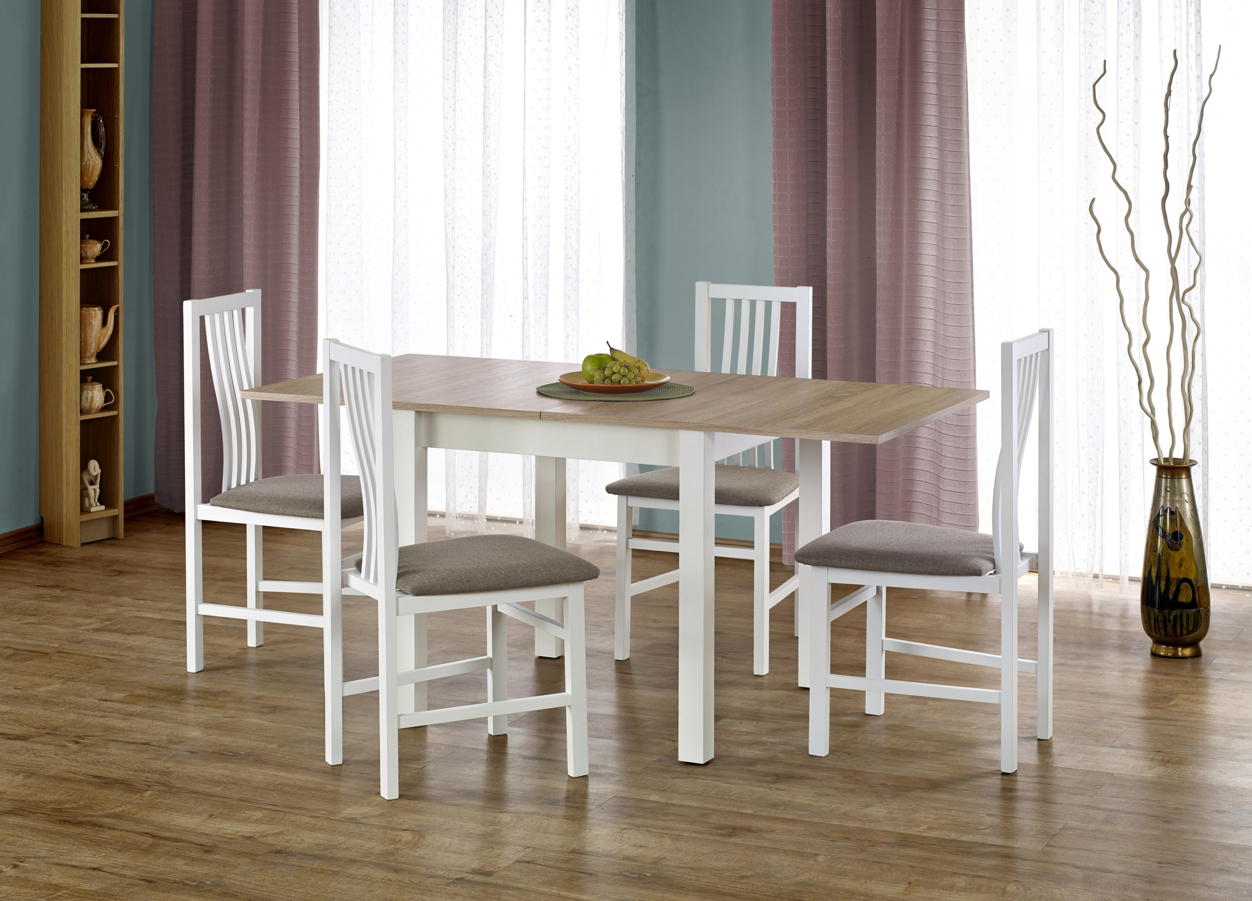 GRACJAN table color: sonoma oak / white - Image 3