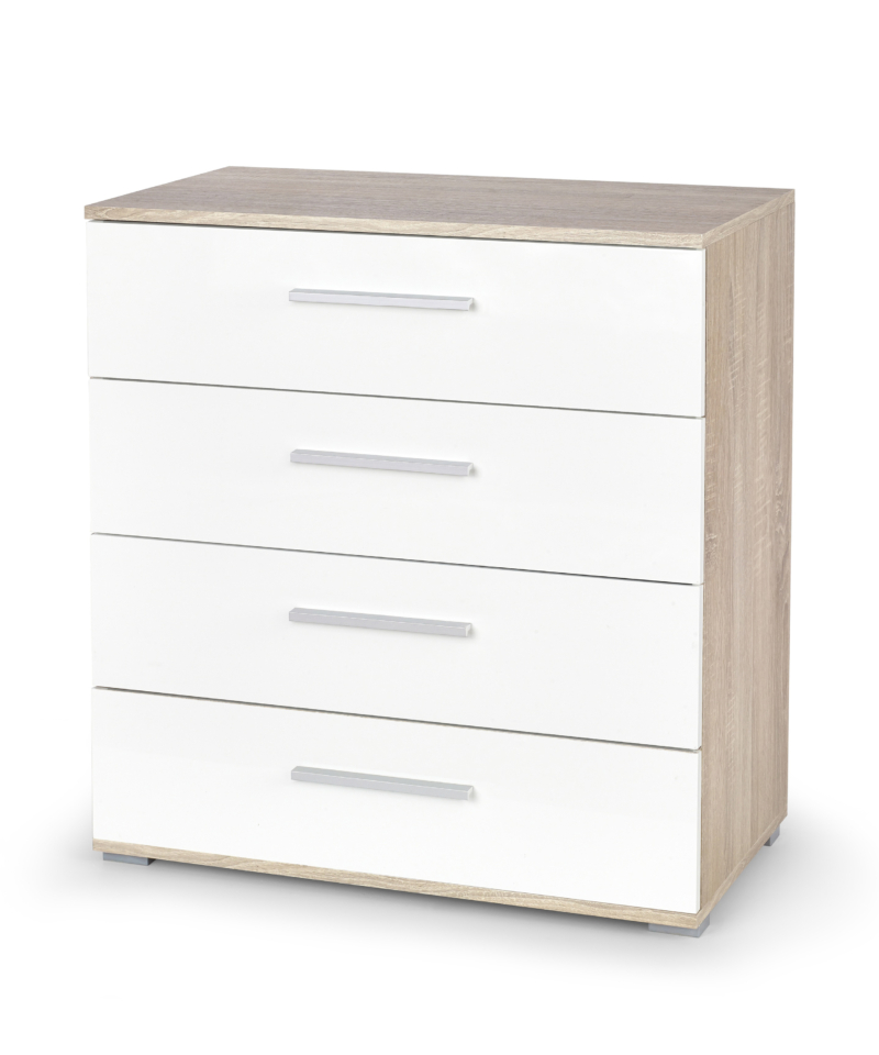 LIMA KM-3 chest, color: sonoma oak / white