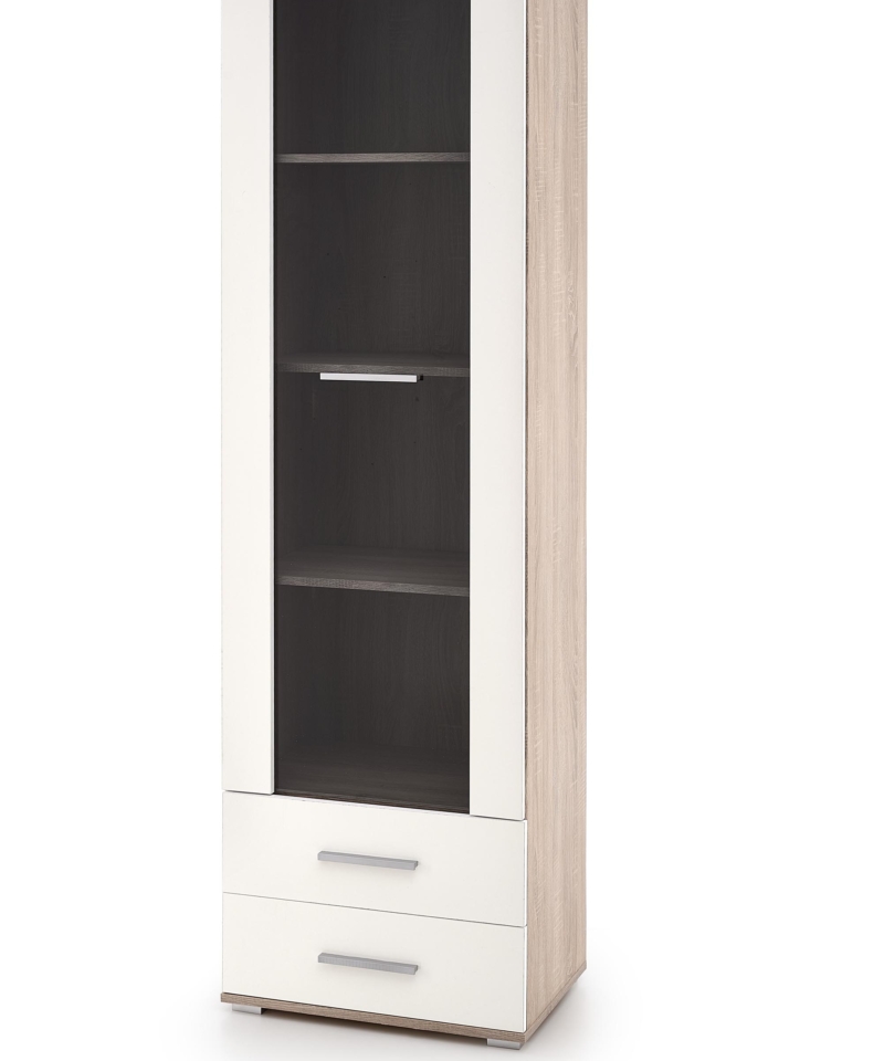 LIMA W1 cabinet white / sonoma oak