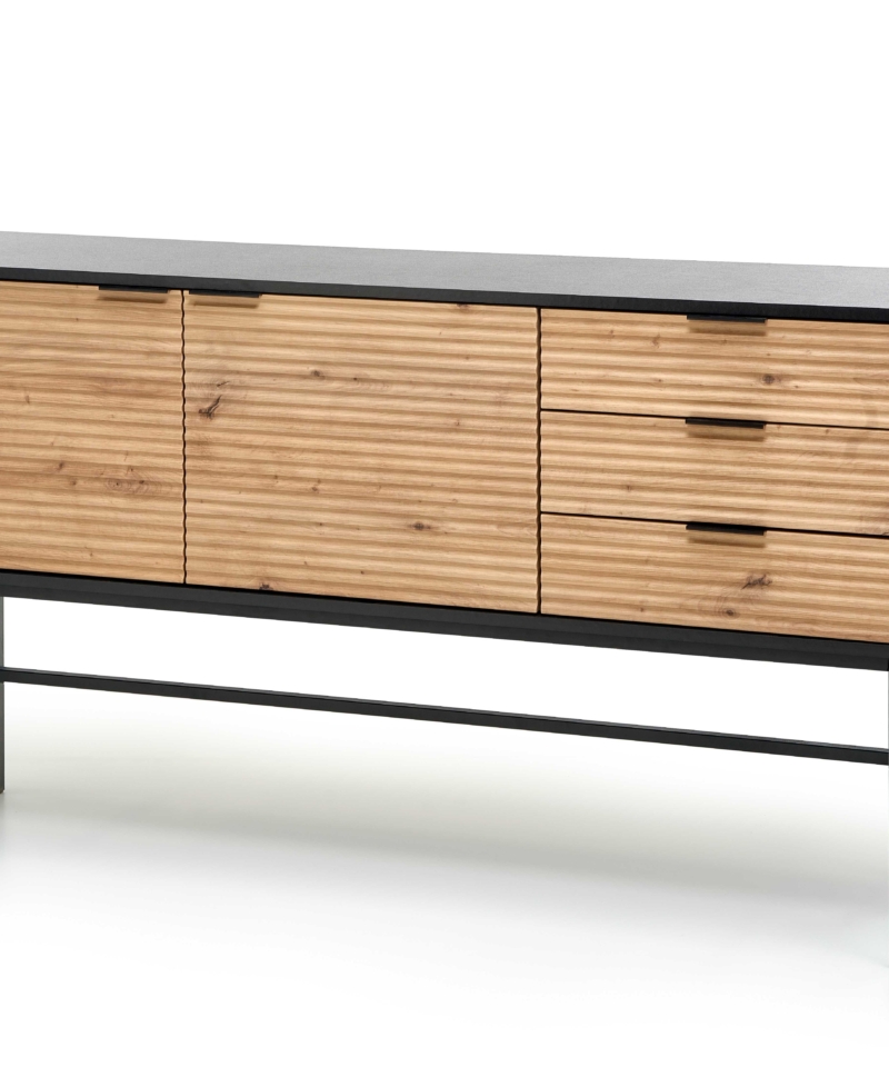 MURANO KM-1 chest, color: artisan oak/black