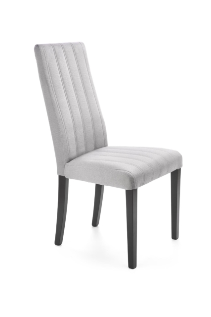 DIEGO 2 chair, color: quilted velvet Stripes - MONOLITH 85
