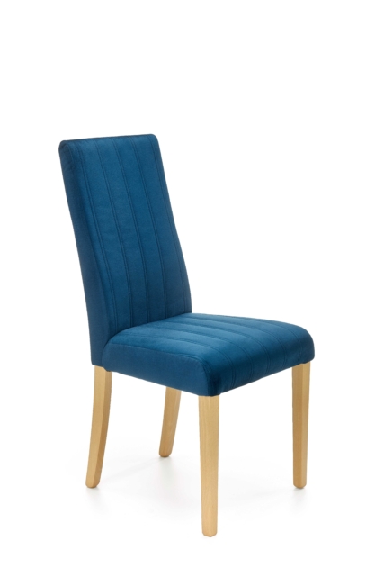 DIEGO 3 chair, color: quilted velvet Stripes - MONOLITH 77