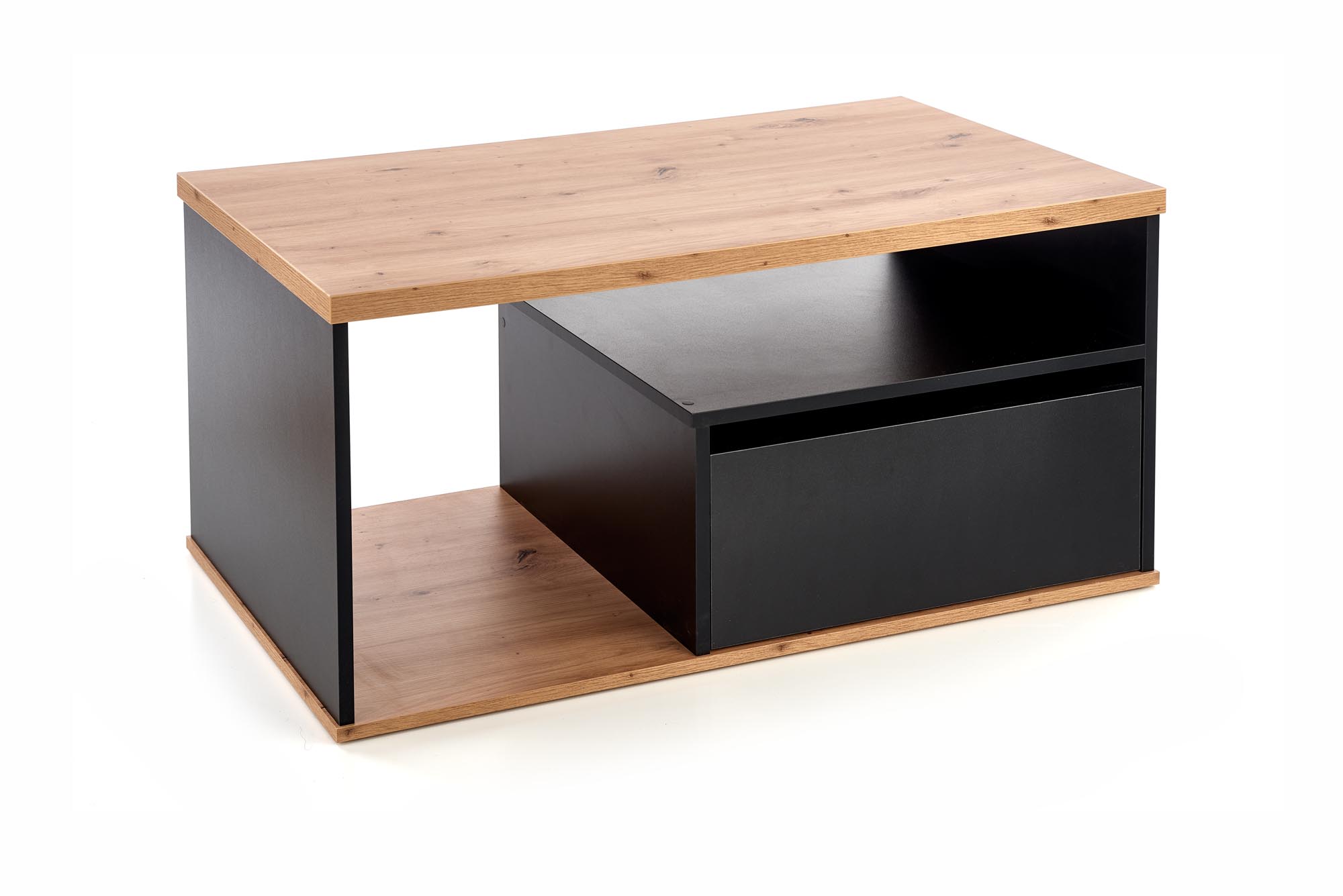 PANTERA c. table, color: wotan oak/black - Image 4