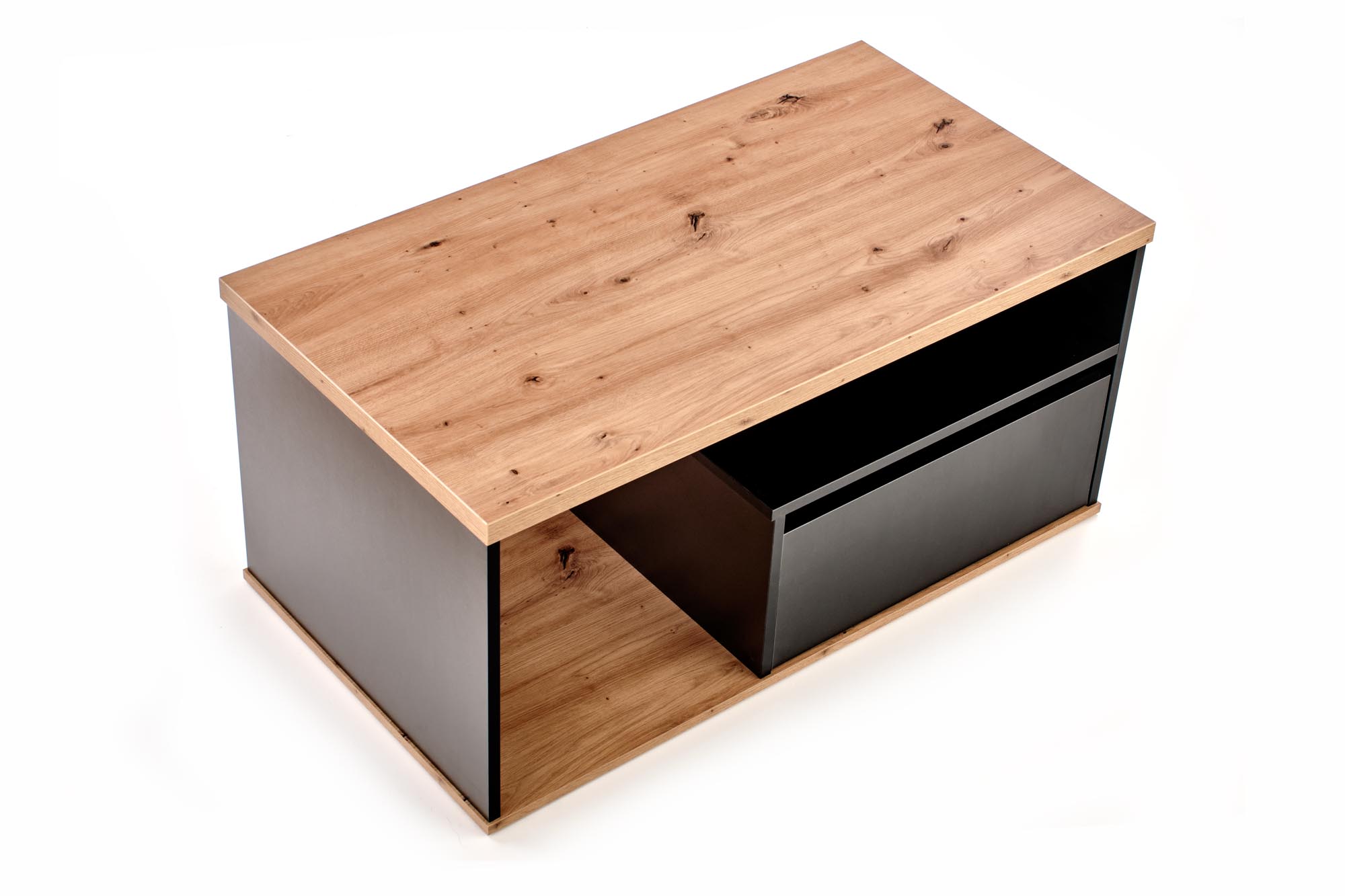 PANTERA c. table, color: wotan oak/black - Image 10