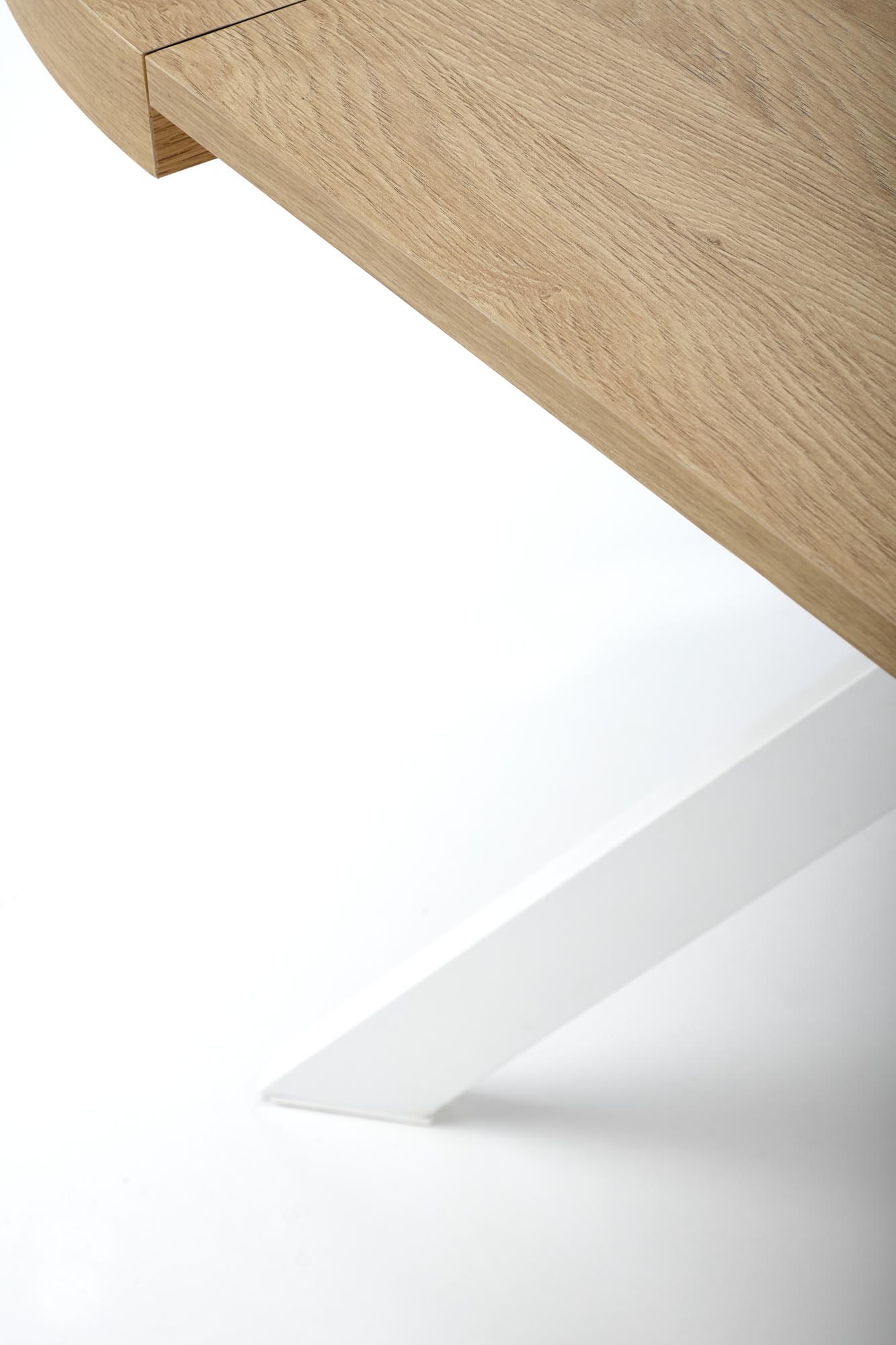 PERONI extension table, gold oak / white - Image 3
