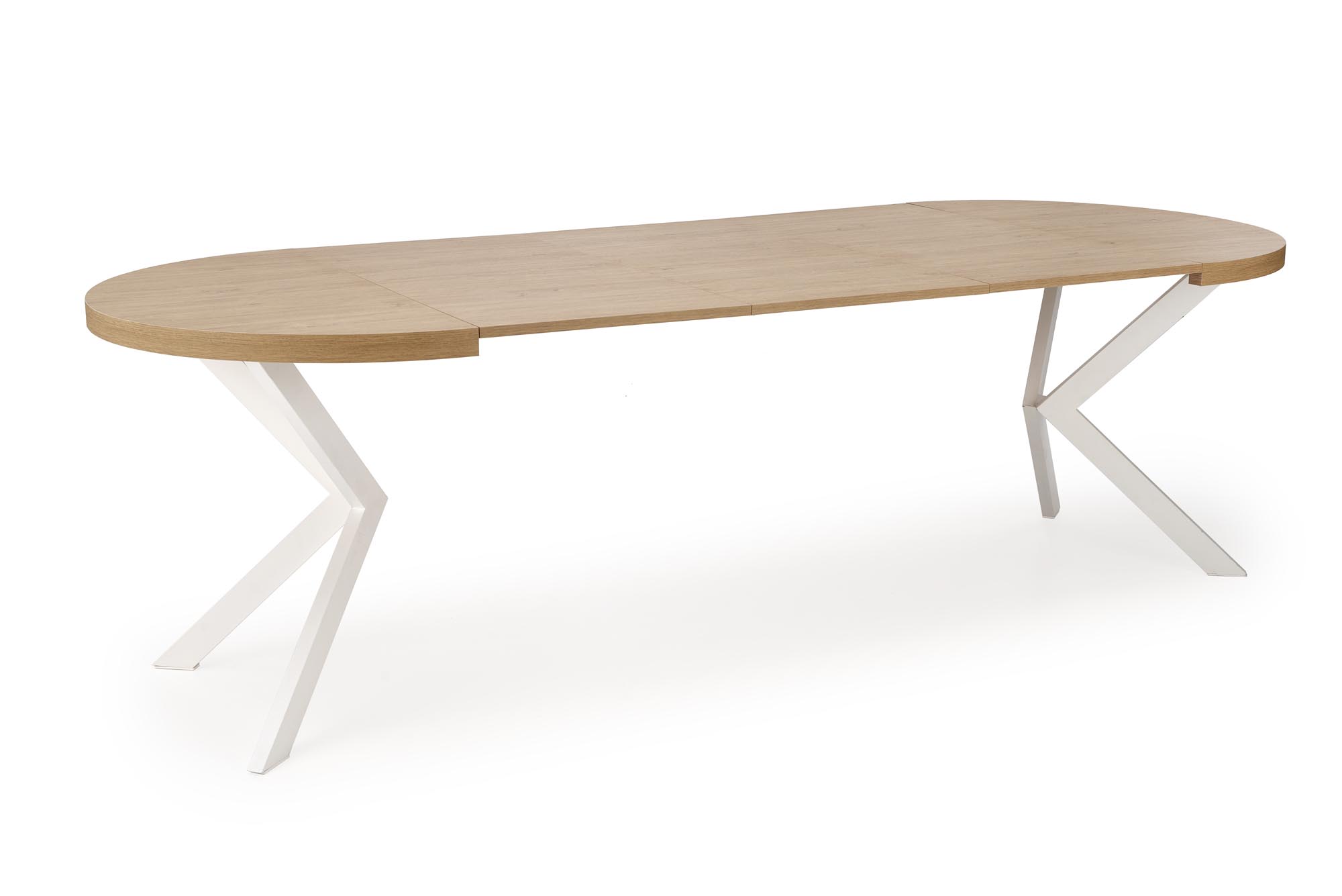 PERONI extension table, gold oak / white - Image 7