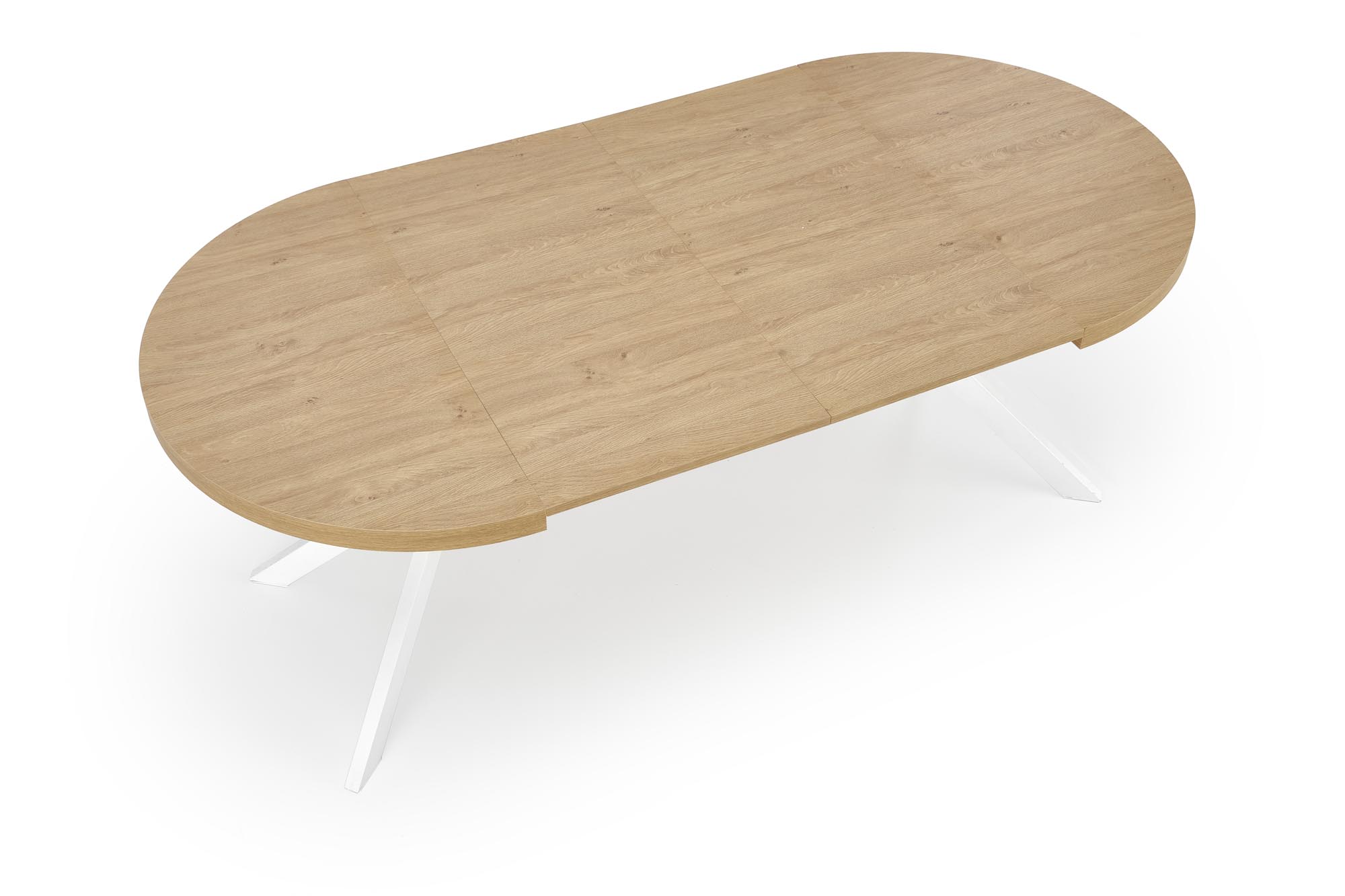 PERONI extension table, gold oak / white - Image 9