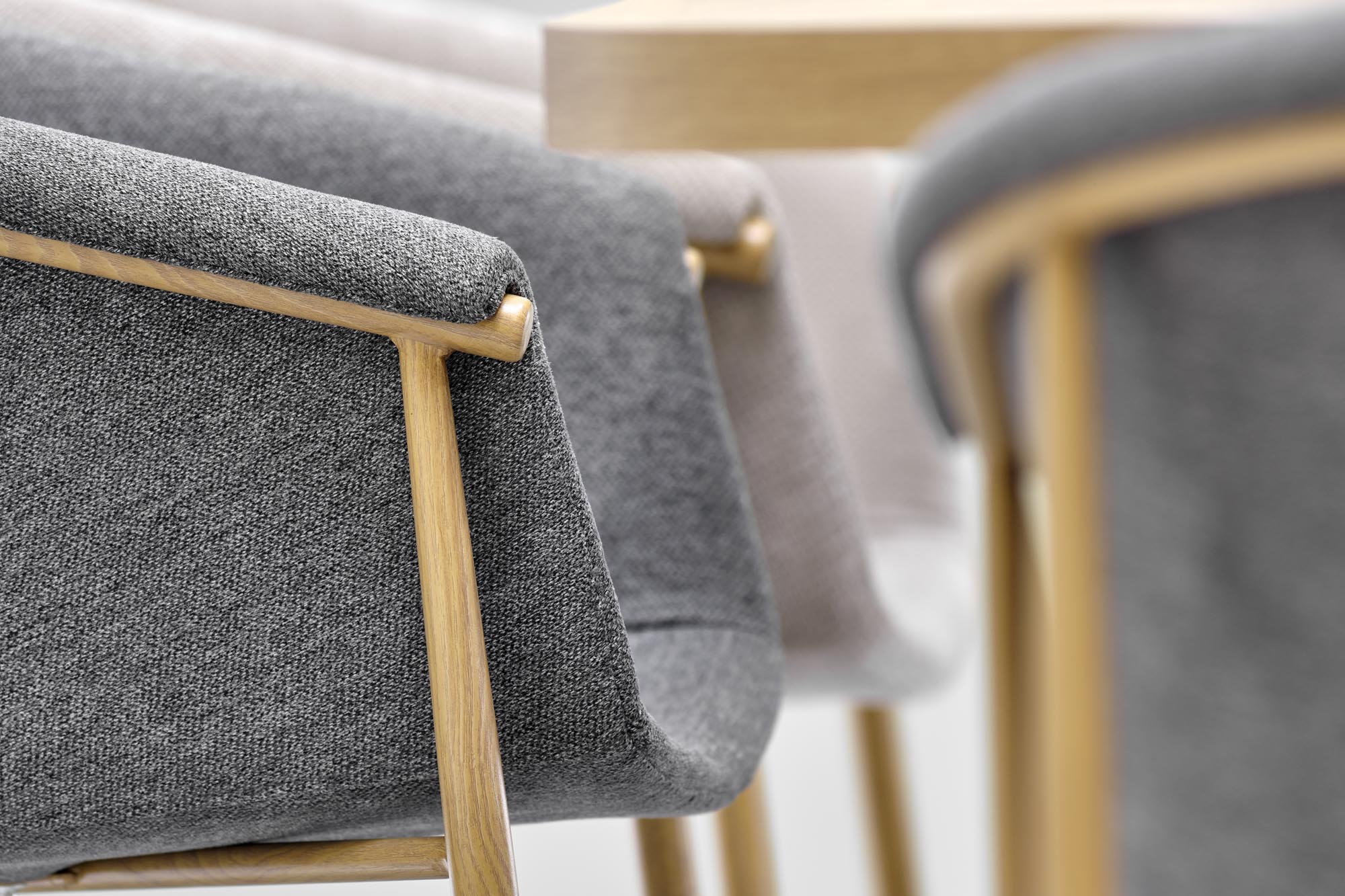 PERONI extension table, gold oak / white - Image 14