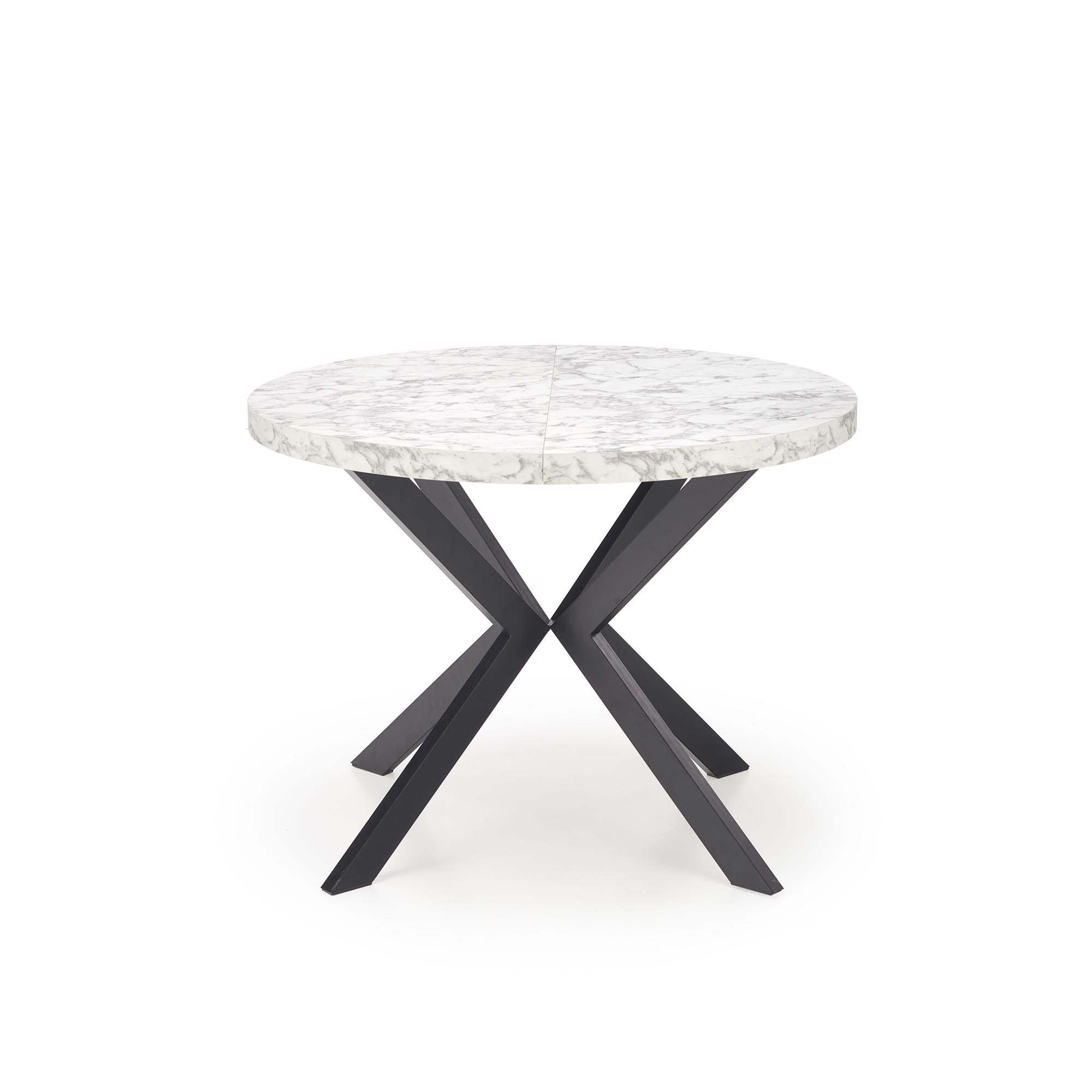 PERONI extension table, white marble / black - Image 7