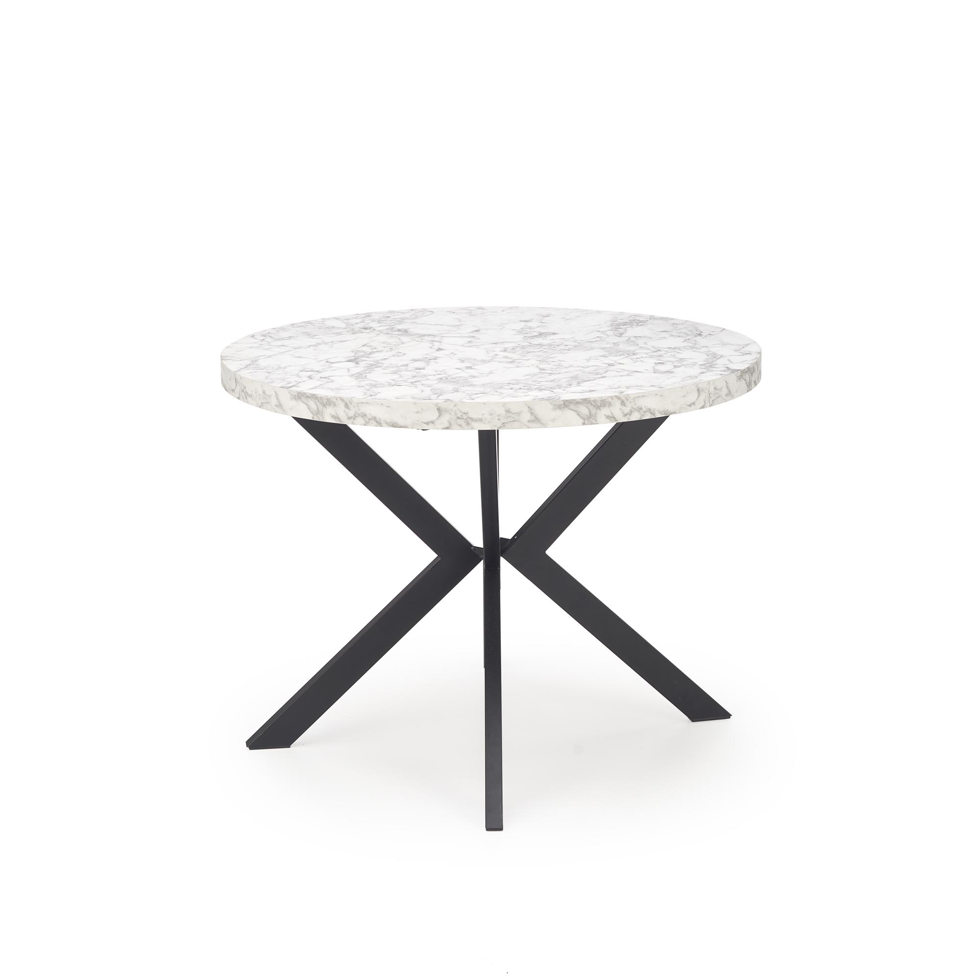 PERONI extension table, white marble / black - Image 14