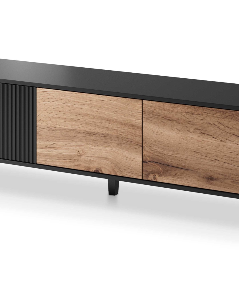 RANDOM RTV-1 TV-stand, color: wotan oak/black