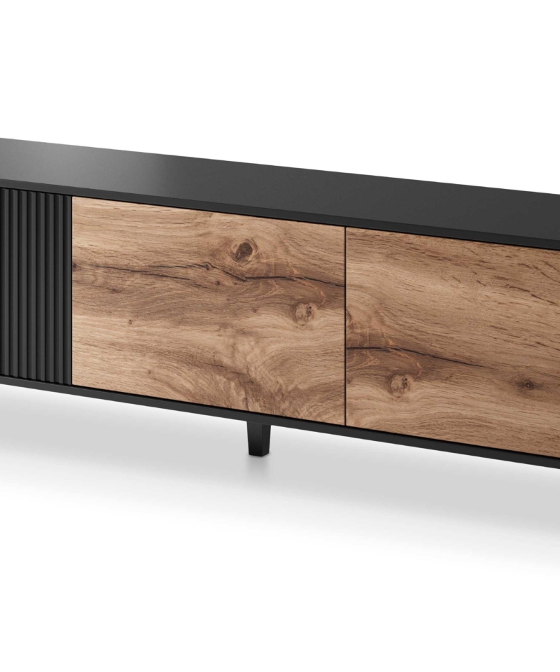 RANDOM RTV-2 TV-stand, color: wotan oak/black