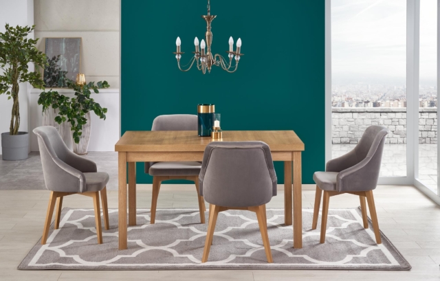 TIAGO 2 extension table, craft oak / craft oak