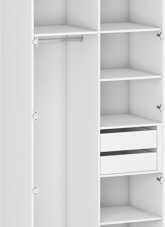 FORMO - K5 corps for the MODULAR WARDROBE SYSTEM - white