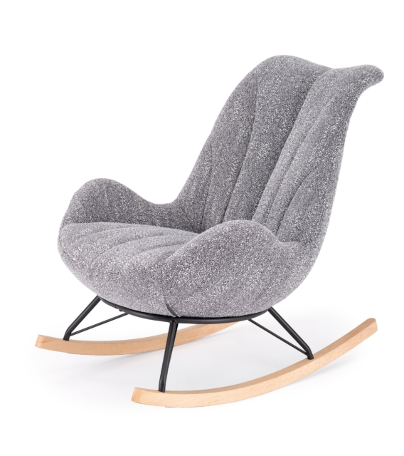 LUIS rocking chair, grey
