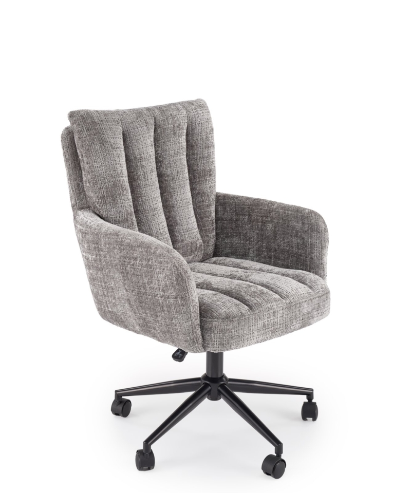 MISHEL swivel armchair, grey
